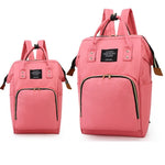 Diaper Backpack Pink Red Mummy
