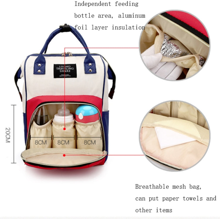 Diaper Backpack Pink Red Mummy