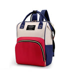 Diaper Backpack Red Beige Blue Mummy