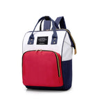 Red White Blue Mummy Diaper Backpack