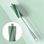 Green Silicone Baby Bottle Brush 360° Rotating