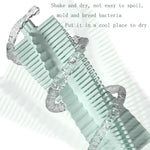 Pink Silicone Baby Bottle Brush 360° Rotating