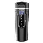 Car Heating Thermos Mug 450ml Black