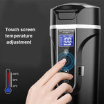 Car Heating Thermos Mug 450ml Black