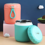 Stainless Steel Soup Cup 450ml Green
