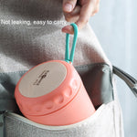 Stainless Steel Soup Cup 450ml Green