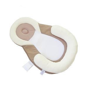 Baby Pillow for Newborns – Shaping, Anti-Roll Sleep Support for Safe and Comfortable Rest (Beige)