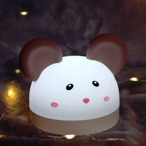 Mouse Night Light with Alarm Clock