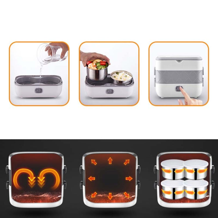 Electric Lunch Box White 0.2L