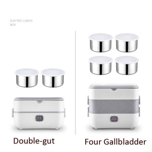Electric Heated Lunch Box Double Layer 