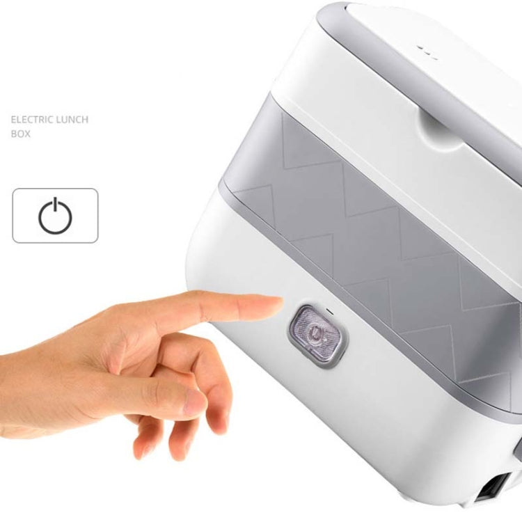 Electric Heated Lunch Box Double Layer 