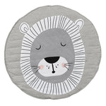Lion Baby Play Mat 90cm Cotton Rug