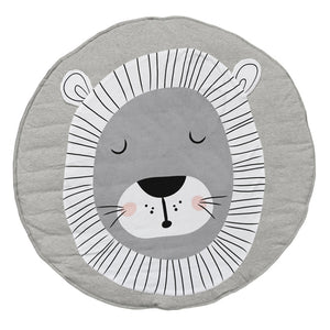 Lion Baby Play Mat 90cm Cotton Rug