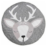 Deer Baby Play Mat 90cm Cotton Rug