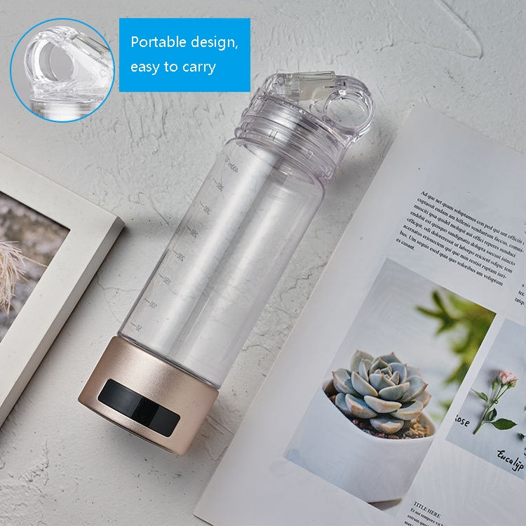 Hydrogen-Rich Water Bottle 400ml – LED Light