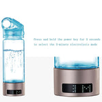 Hydrogen-Rich Water Bottle 400ml – LED Light