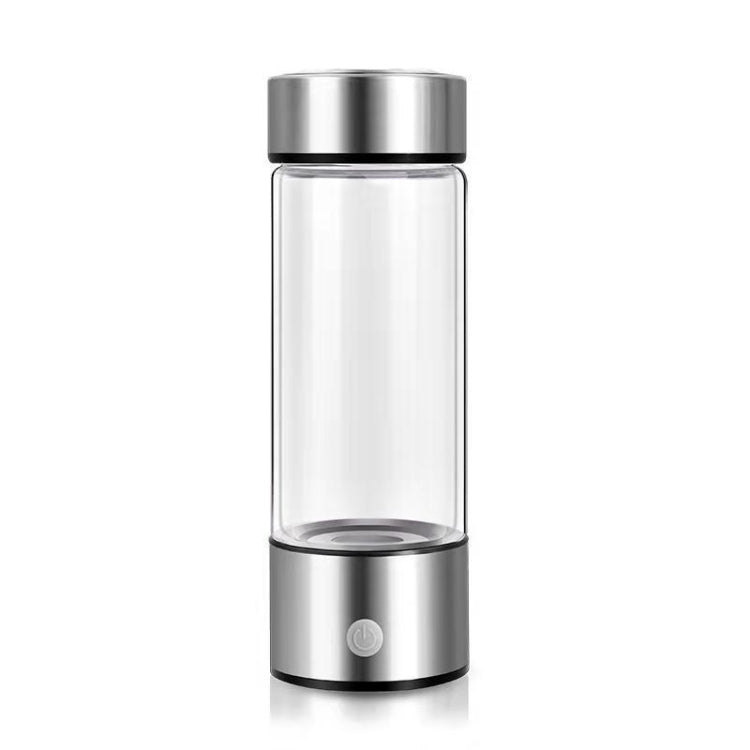 Portable Hydrogen Water Cup 420ml – Silver
