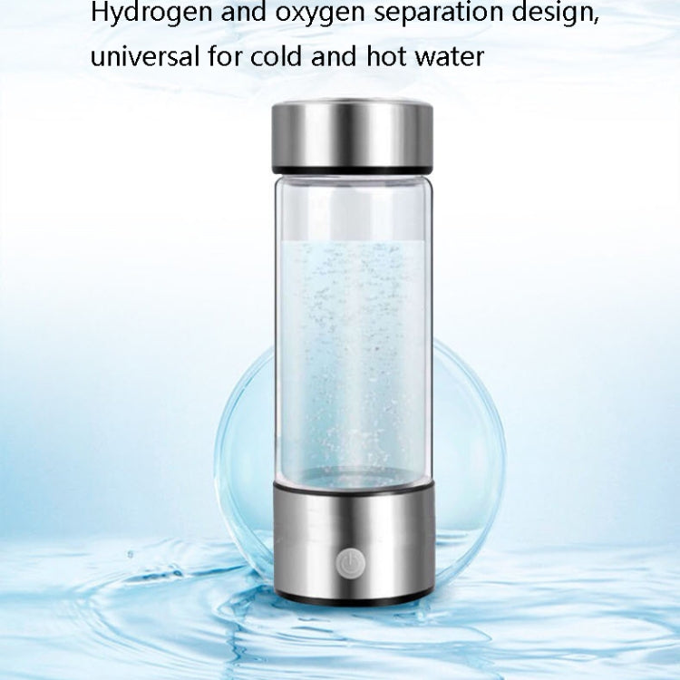 Portable Hydrogen Water Cup 420ml – Silver