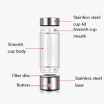 Portable Hydrogen Water Cup 420ml – Silver