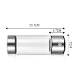 Portable Hydrogen Water Cup 420ml – Silver