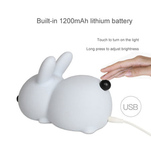 Baby Night Light Silicone Rabbit