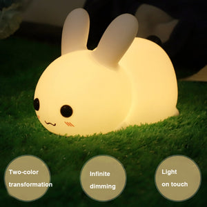 Baby Night Light Silicone Rabbit