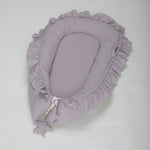 Baby Bed Lace Cotton Gray 60x95cm 