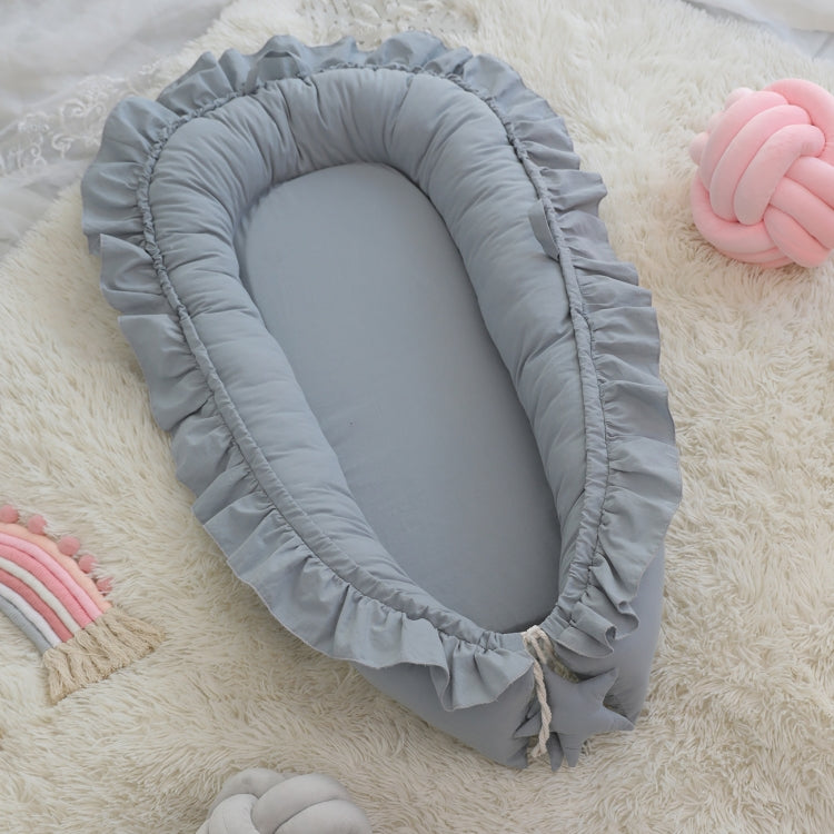 Baby Bed Lace Cotton Blue-green 60x95cm 