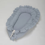 Baby Bed Lace Cotton Blue-green 60x95cm 