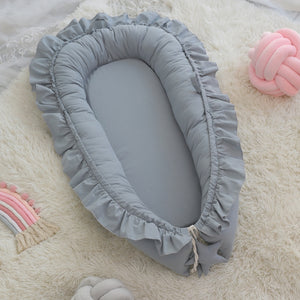 Baby Bed Lace Cotton Blue-green 60x95cm 