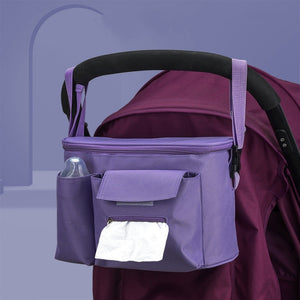 Stroller Organizer Bag Purple
