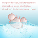 BPA-Free Silicone Plate TinyDine Pink Crab