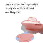 BPA-Free Silicone Plate TinyDine Pink Crab
