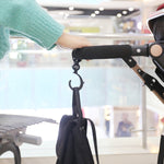  Stroller Hooks JOYREN Set – Non-Slip, 360° Rotation, Black 