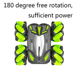 SY029 Kids Stunt RC Car – Black & Green