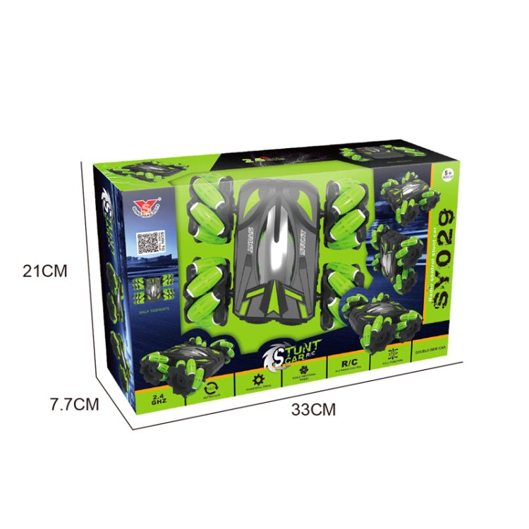 SY029 Kids Stunt RC Car – Black & Green