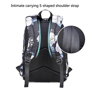 3-in-1 Black School Backpack for Girls