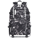 Waterproof School Backpack 6101-5 Black Skin