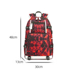 Waterproof School Backpack 6101-5 Black Skin