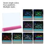 3D LED Painting Board Blue – Fluorescent, 6 Markers Included
