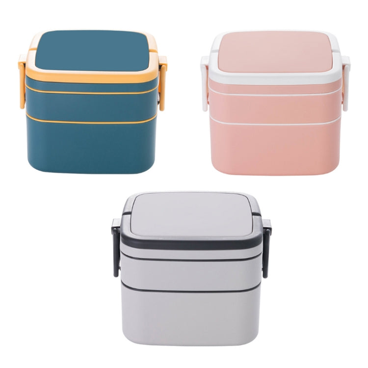 Lunch Box Square Navy Blue 1000ml Microwave