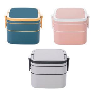 Lunch Box Square Navy Blue 1000ml Microwave