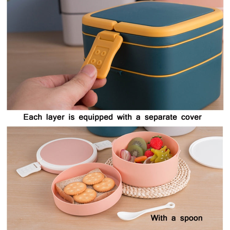 Lunch Box Square Navy Blue 1000ml Microwave