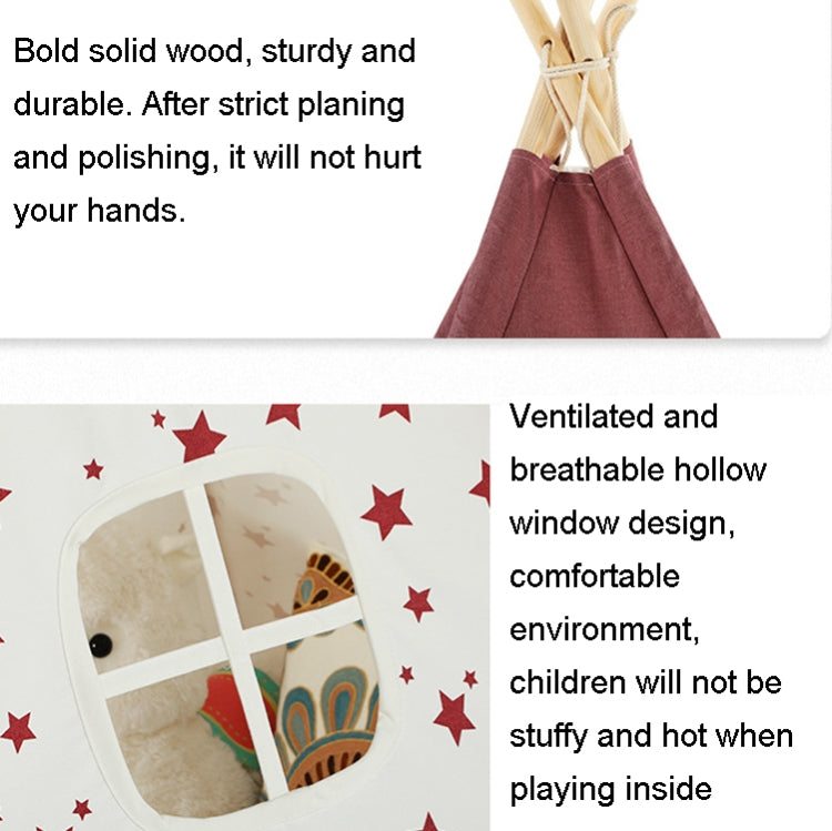 Kids Indoor Play Tent – Wavy Pattern