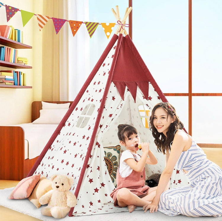 Kids Indoor Play Tent – Pink Stars