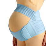 Maternity Belly Support Belt Three-Piece Blue - Breathable, Size S