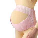 Maternity Belly Support Belt Three-Piece Pink - Breathable, Size XL