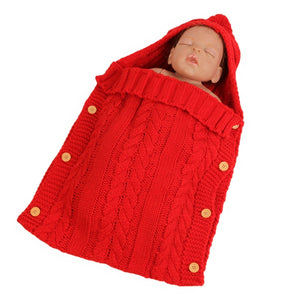 Baby Wool Sleeping Bag Zzsd0002 Big Red Knitted