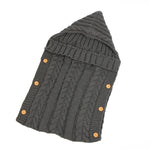 Baby Wool Sleeping Bag Zzsd0002 Dark Gray Knitted 
