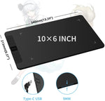 VEIKK VK1060 Drawing Tablet – 8192 Pressure, Mobile Support